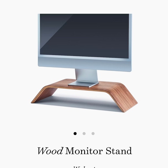 Grovemade Wood Computer Monitor Stand - Picture 1 of 4